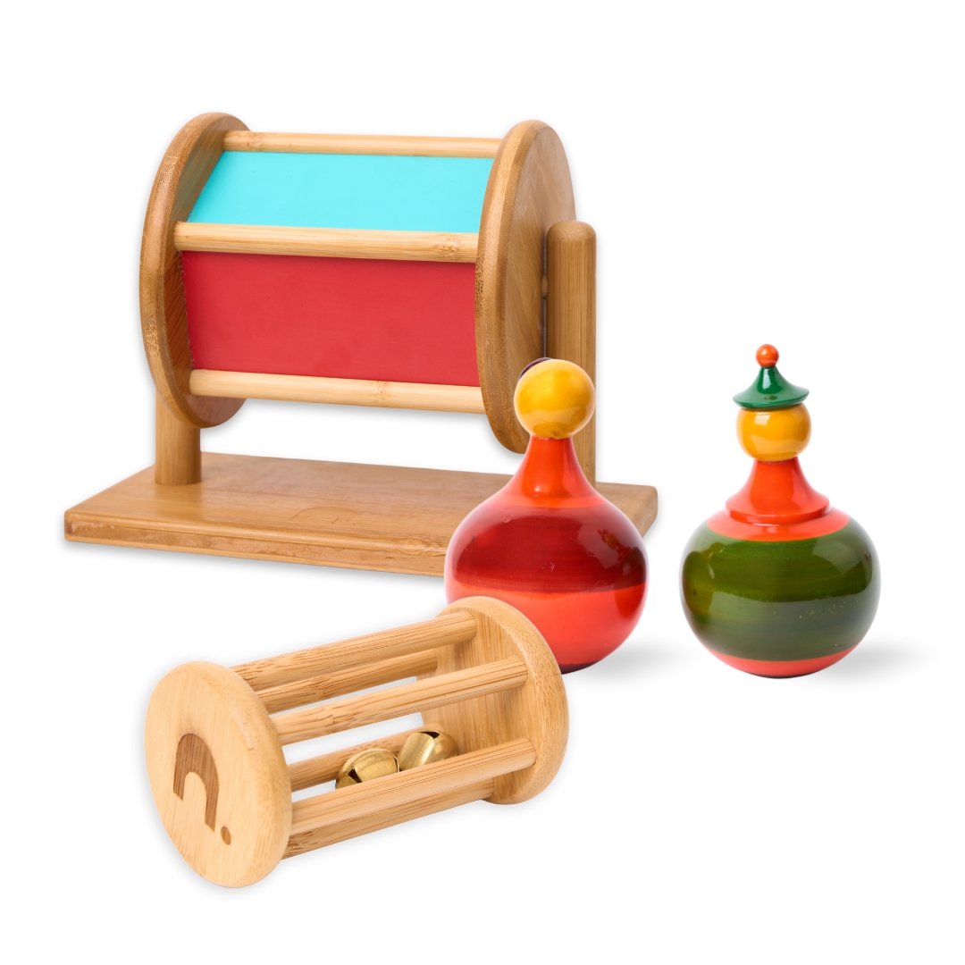 Cylinder & Spinning Drum Doll Set